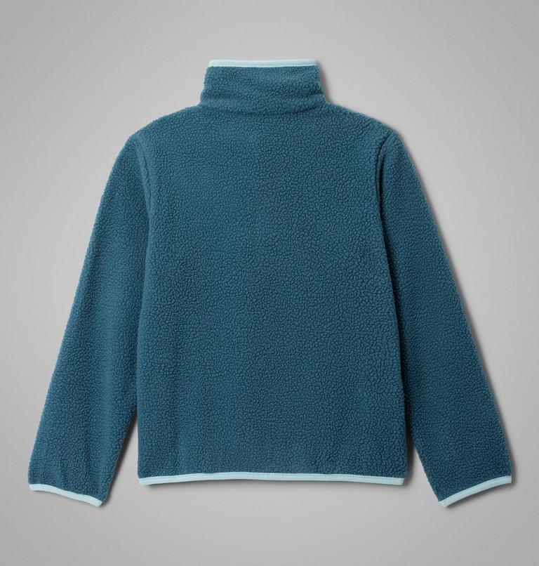 Boys Helvetia™ II Half Snap Fleece-Everblue Crushed Blue-Back view