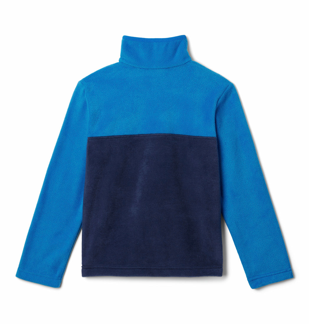 Columbia Boys Steens Mountain II Half Snap Fleece - Collegiate Navy, back view