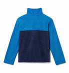 Columbia Boys Steens Mountain II Half Snap Fleece - Collegiate Navy, back view