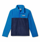 Columbia Boys Steens Mountain II Half Snap Fleece - Collegiate Navy, front view