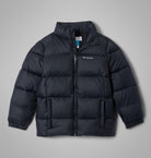 Columbia Boys Puffect II Puffer Jacket - Black, front view