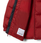 Columbia Boys Puffect II Puffer Jacket - Red Oxide/Black, interior name-tag detail