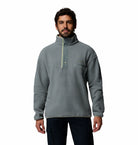 Columbia Mens Helvetia II Half Snap Fleece in Sedona Sage, front model view