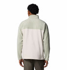 Columbia Mens Steens Mountain Half Snap II fleece in Dark Stone Safari, back model view