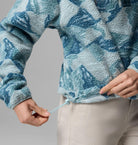 Womens Helvetia™ Ii Printed Cropped Half Snap-Marine Light-Draw String View