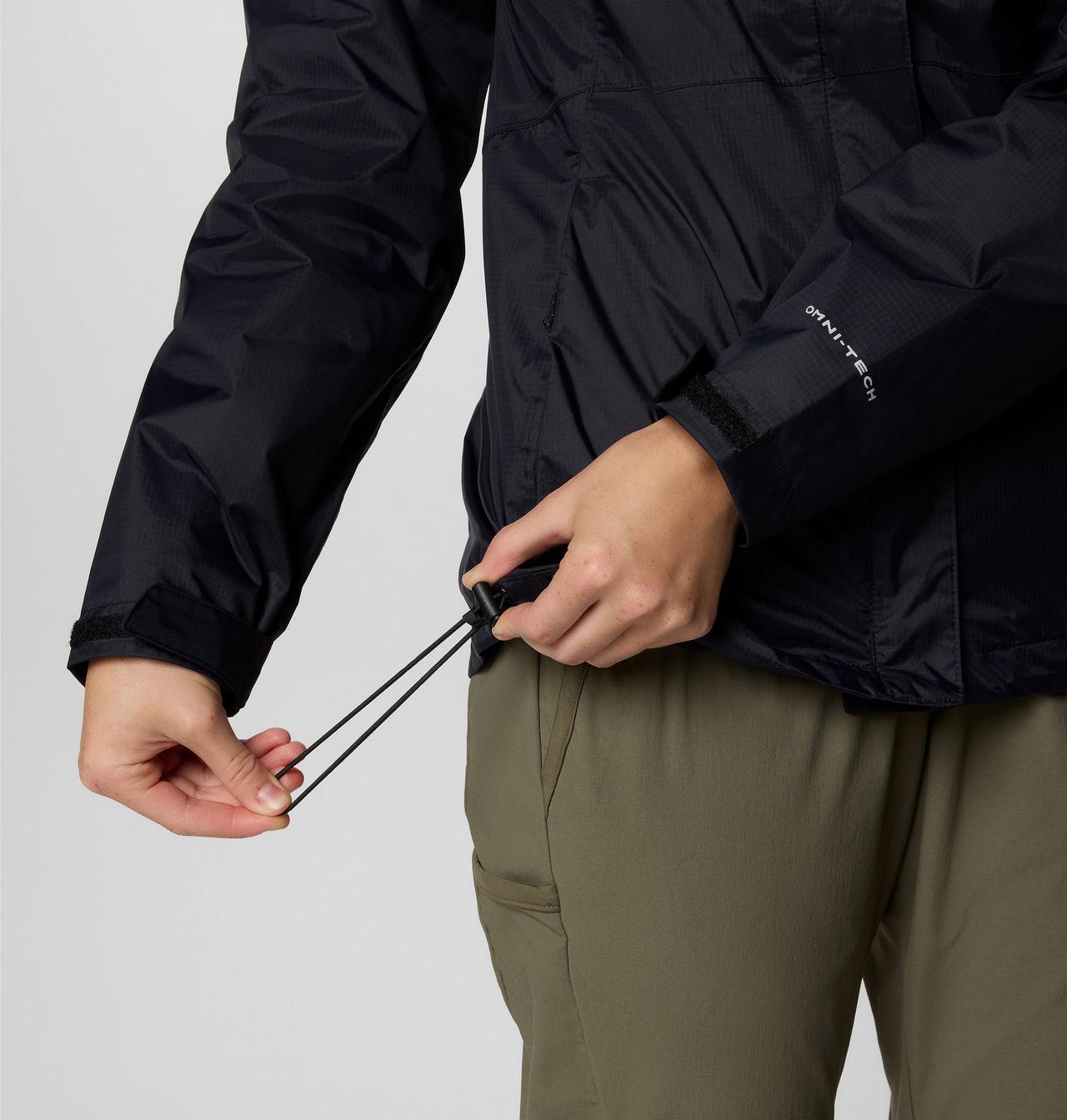 Womens Pouring Adventure™ Iii Jacket-Black-Drawsting View