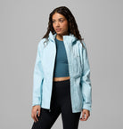 Womens Pouring Adventure™ Iii Jacket-Marine Light-Jacket Opened View