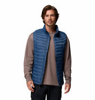 Columbia Mens Powder Pass™ Hybrid Vest-Dark Mountain, detail view