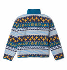 Columbia Boys Sequoia Grove Printed Fleece Jacket - Phoenix Blue, back view