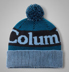 Columbia Unisex Polar Powder III Beanie - Rainy Day / Phoenix Blue / Black, front product view