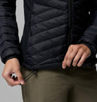 Womens Powder Pass™ Iii Hybrid Hdd Jacket-Black-Pull String View