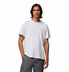 Columbia Mens Csc™ Basic Tee-White, front view