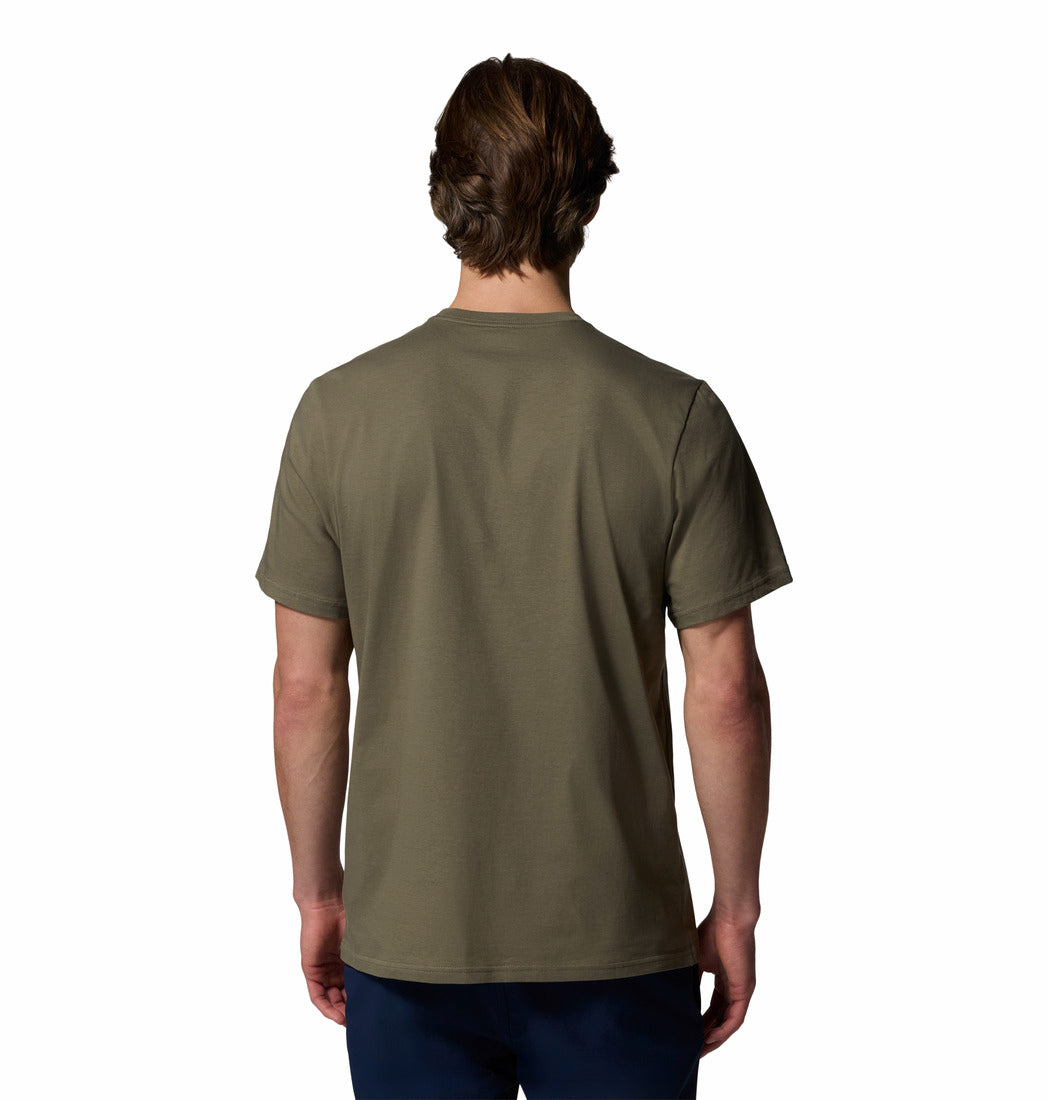 Columbia Mens Csc™ Basic Tee-Stone Green, back view