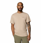 Columbia Mens Csc™ Outdoor Back Graphic Tee-Ancient Fossil, front view