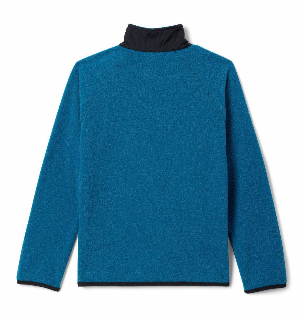 Columbia Boys Fast Trek Recycled Fleece Jacket - Phoenix Blue/Black, back view