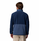 Back view of Columbia Sequoia Grove II Half-Zip Fleece in Collegiate Navy