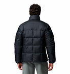 Columbia Mens Puffect Iv Jacket in black, back view