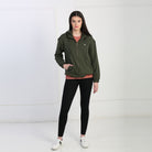 Ladies Nessa Legging - Black-Model Full Front View