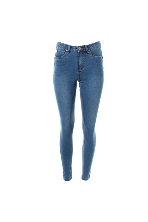 Belle Ice Blue Skinny Jean Front view