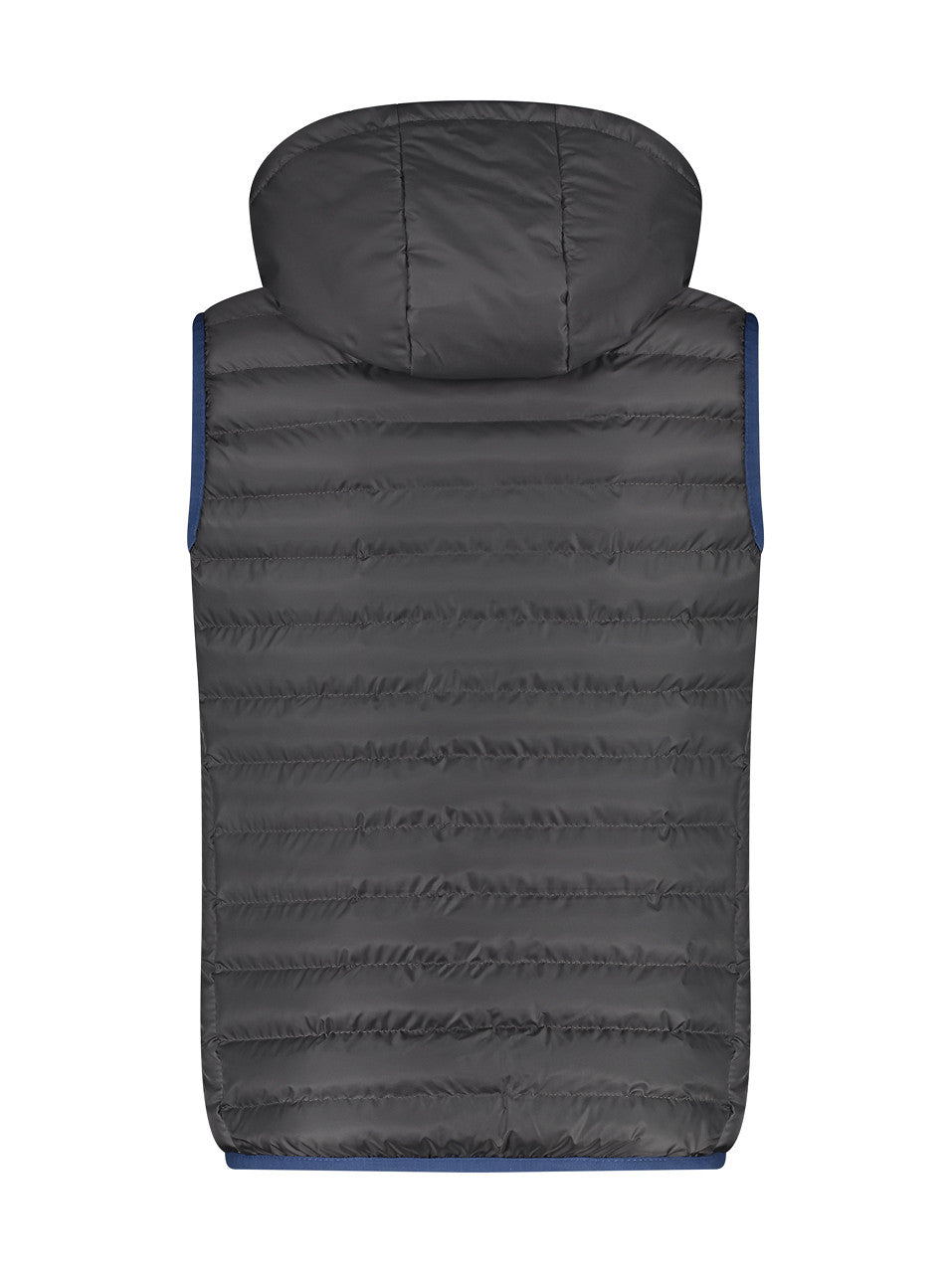 Dark Grey Urban Adventurer Bodywarmer-Back hood view