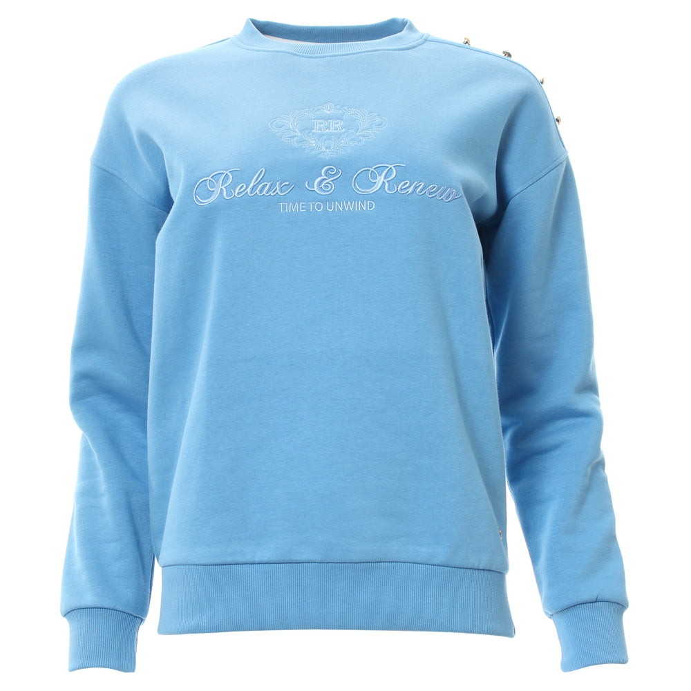 Ladies Kyla Denim Sweater-Front View