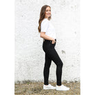 RANT & RAVE LADIES Katherine Skinny Jeans - Black Black model front view
