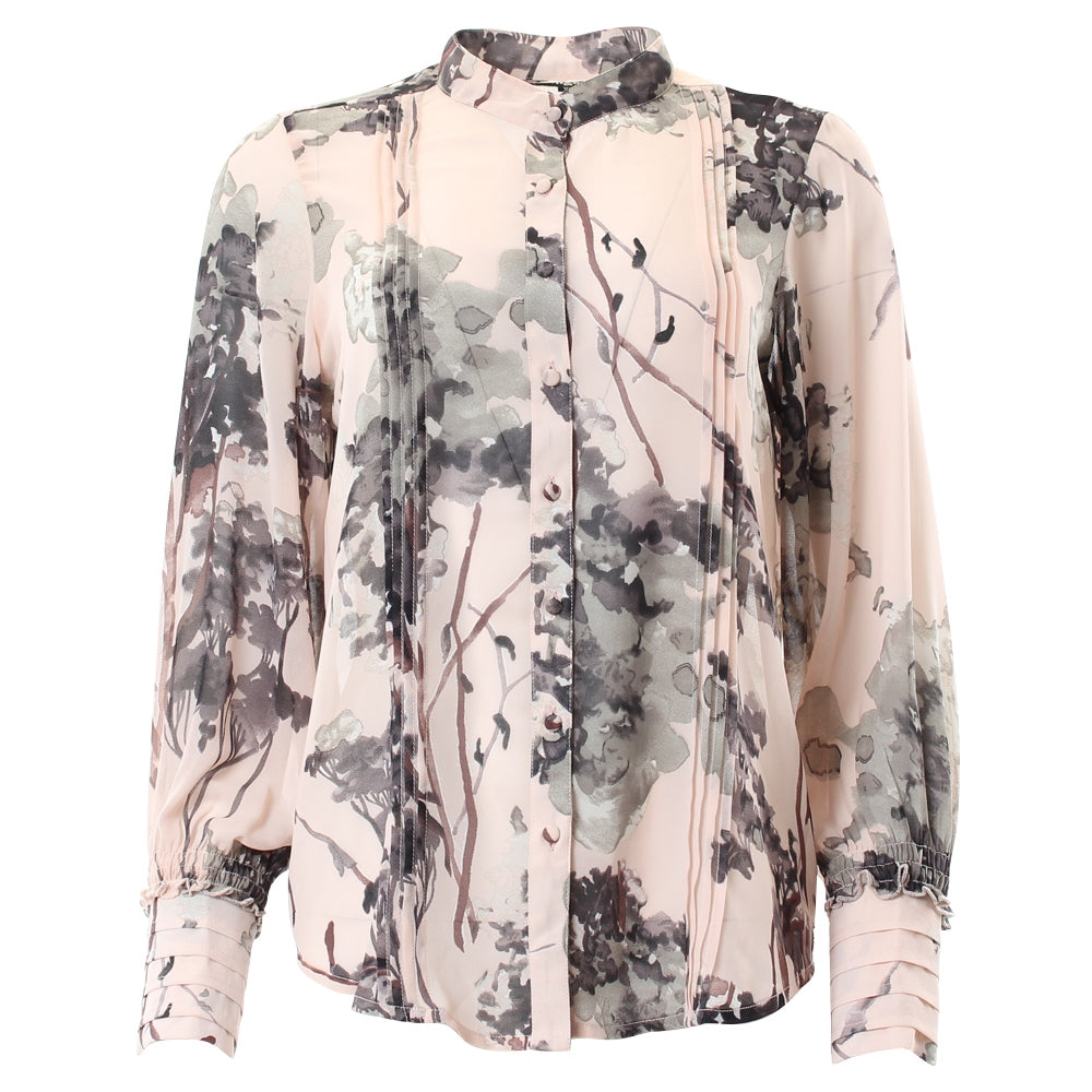 Ladies Skye Blouse - Light Pink-Ghost Front View