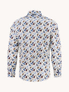 A Fish Named Fred Long Sleeve Shirt With Guitar Pattern-Off White Off White detail view