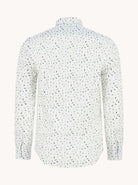 A Fish Named Fred Long Sleeve Shirt With Paint Stroke Pattern Multi/Green detail view