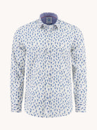 A Fish Named Fred Shirt Dancing off-white printed shirt front view