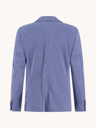 A Fish Named Fred Pique Jeans Blue Blazer Jeans Blue model front view