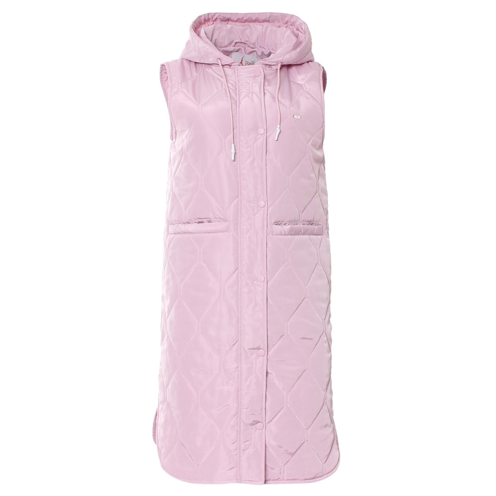 Ladies Roxie Gilet - Pink-Front View
