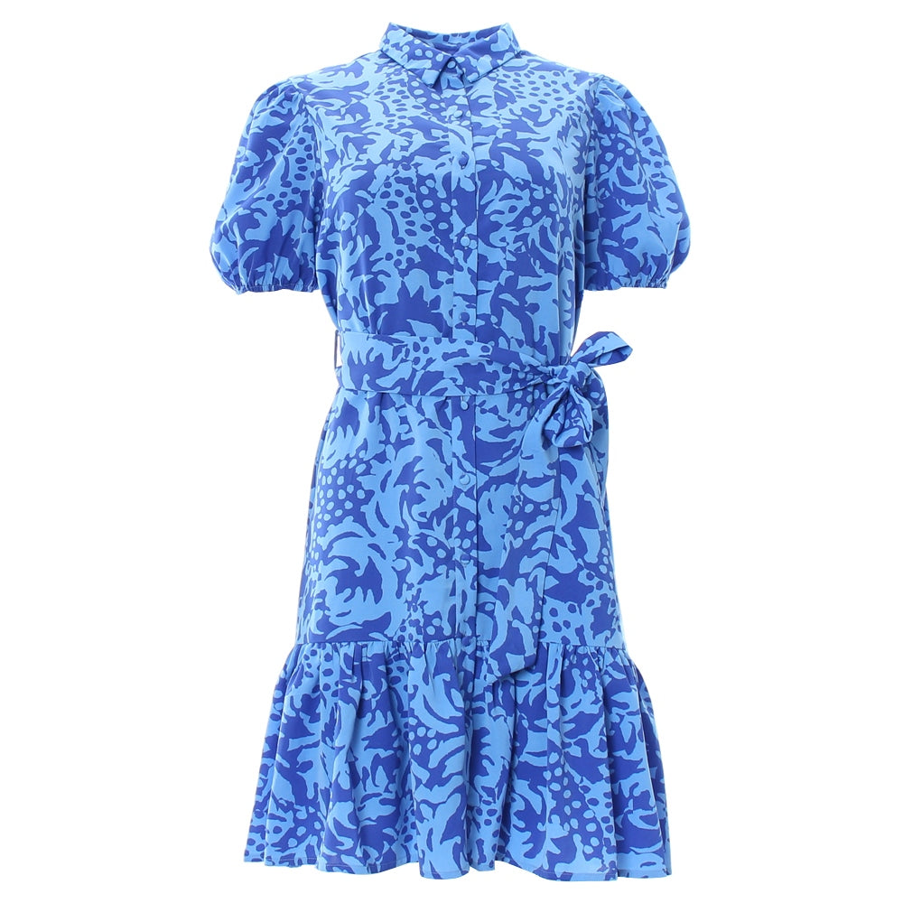 Ladies Connie Dress - Blue-Front View