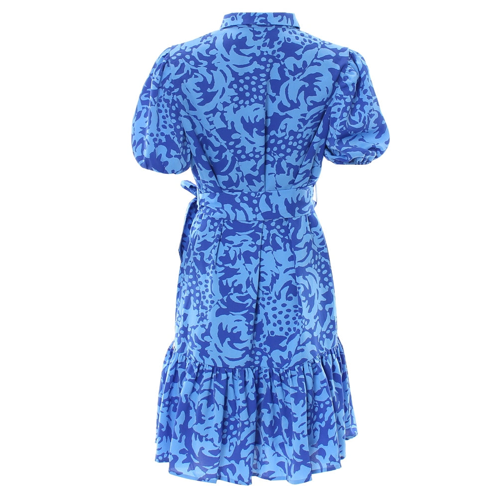 Ladies Connie Dress - Blue-Back View
