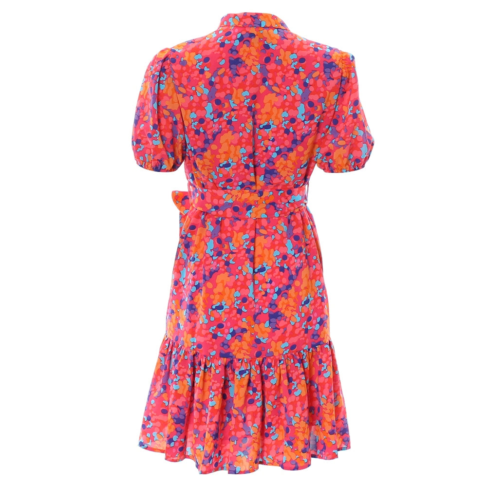 Ladies Connie Dress - Pink-Back View