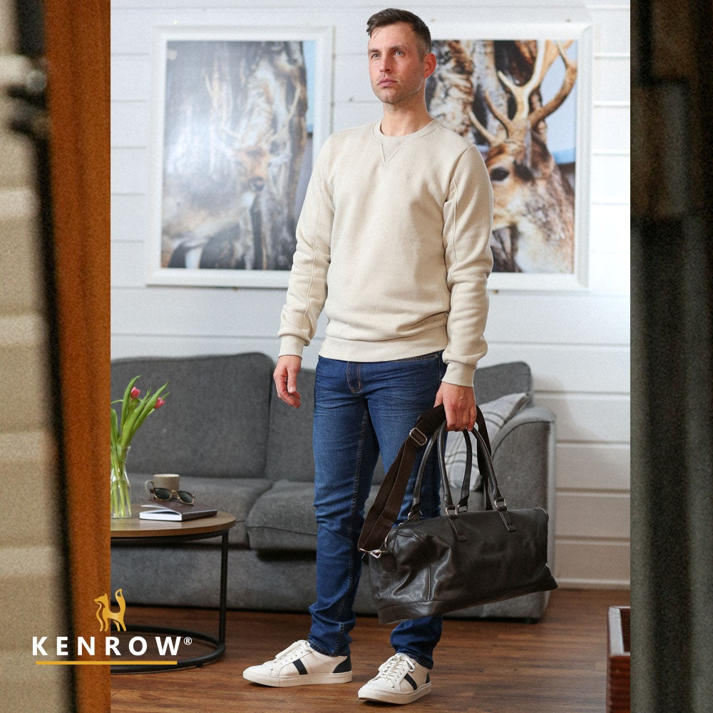 Men's Greg Sweater-Model Full Front View