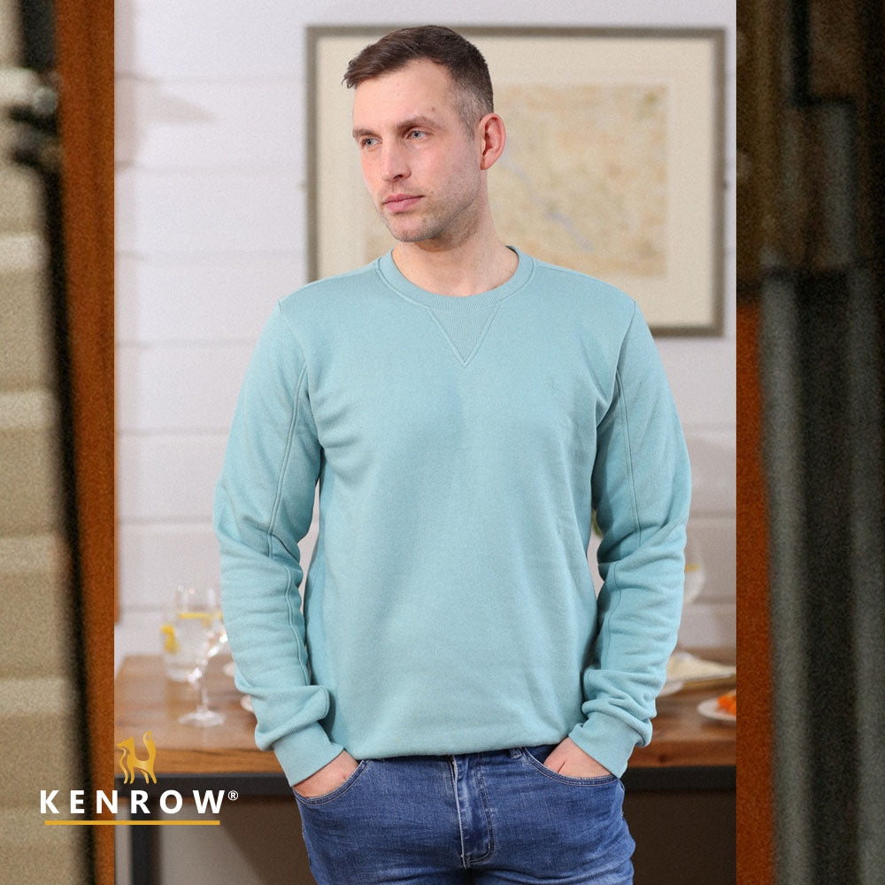 Men's Greg Sweater - Teal-Front View