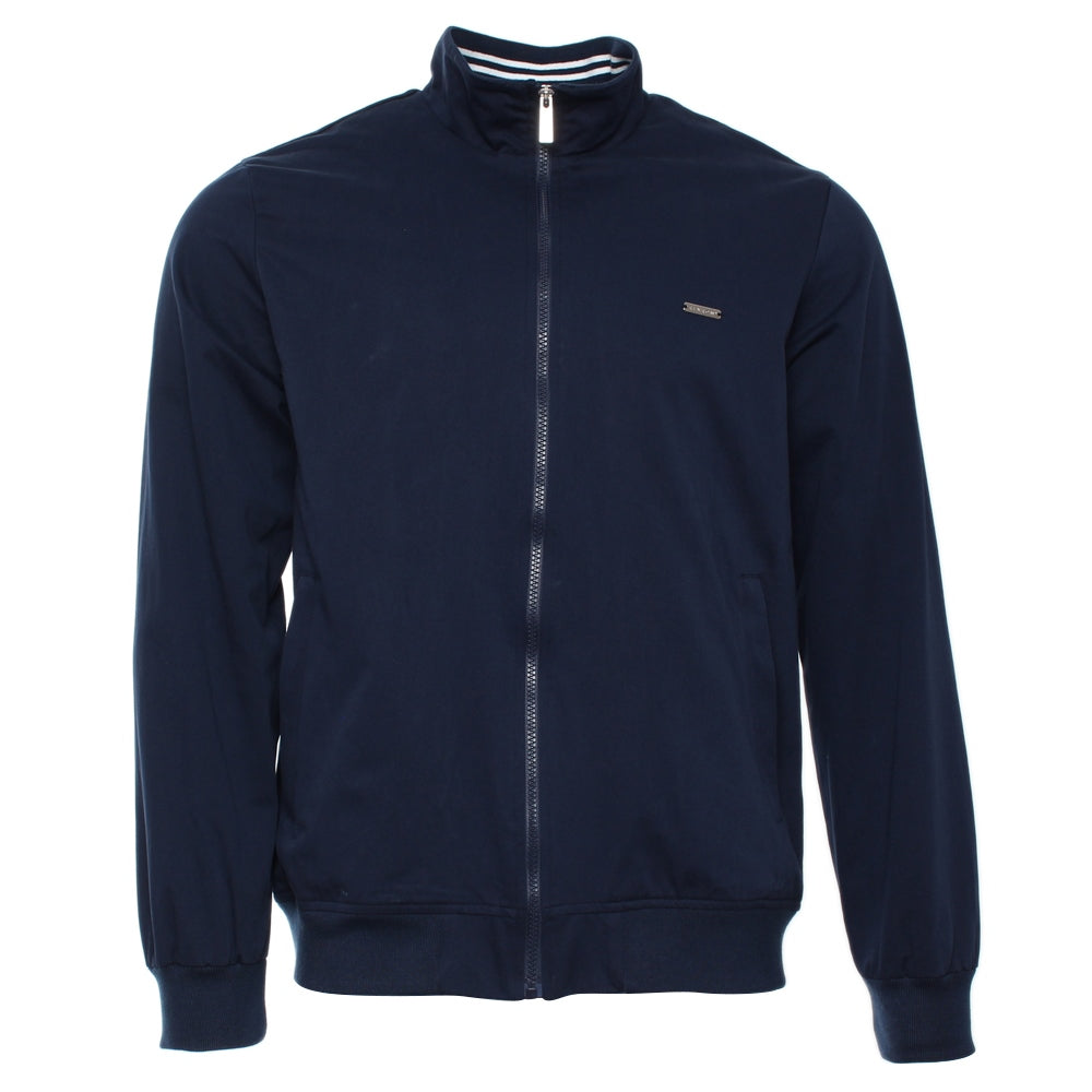 Men's Kirby Navy Jacket-Ghost Front View