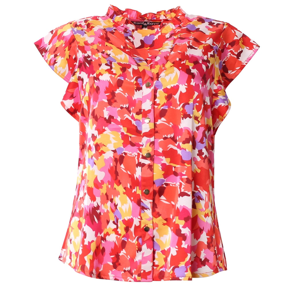 Ladies Jody Coral Top-Front View