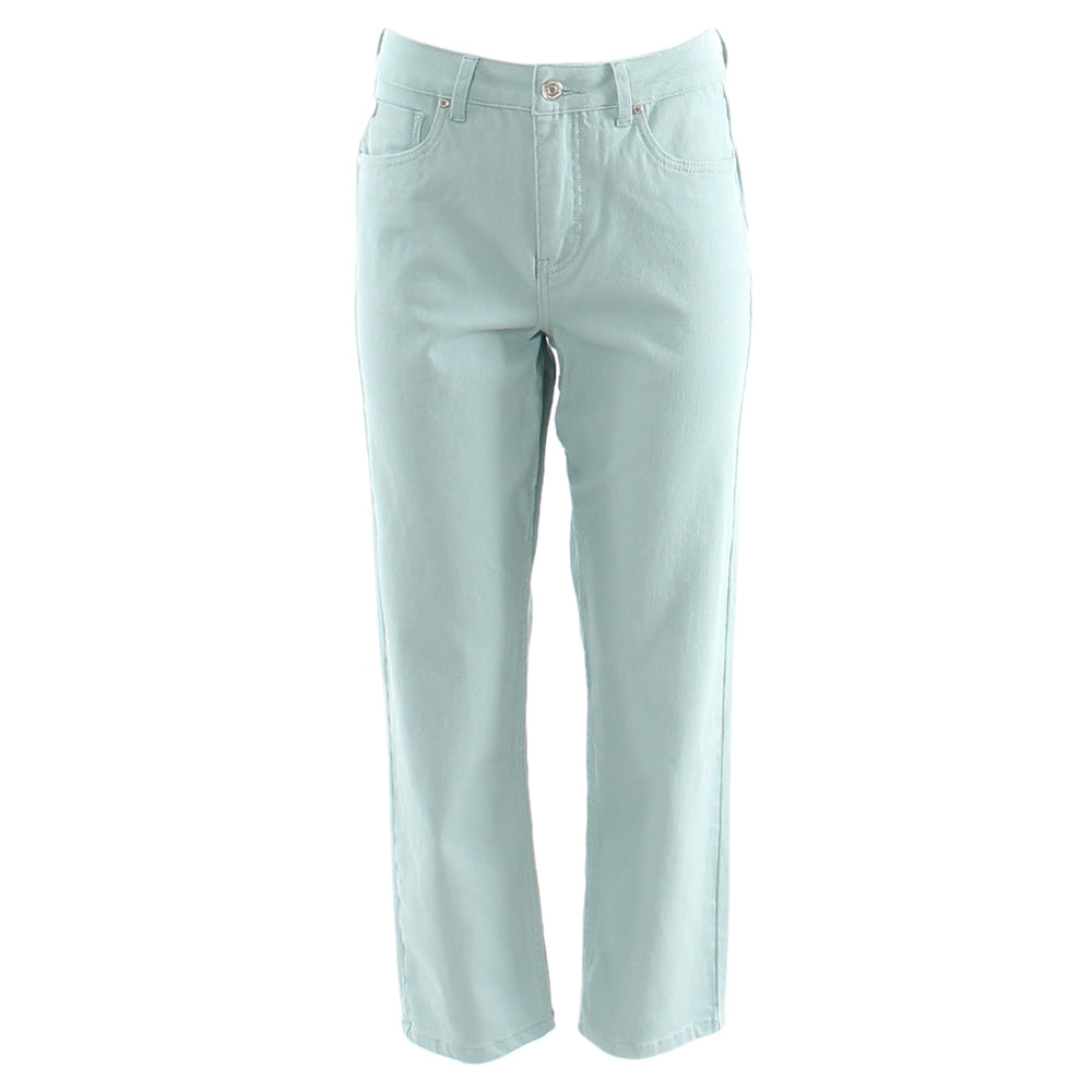 RANT & RAVE LADIES Siobhan Aqua Mom Jeans Aqua detail view