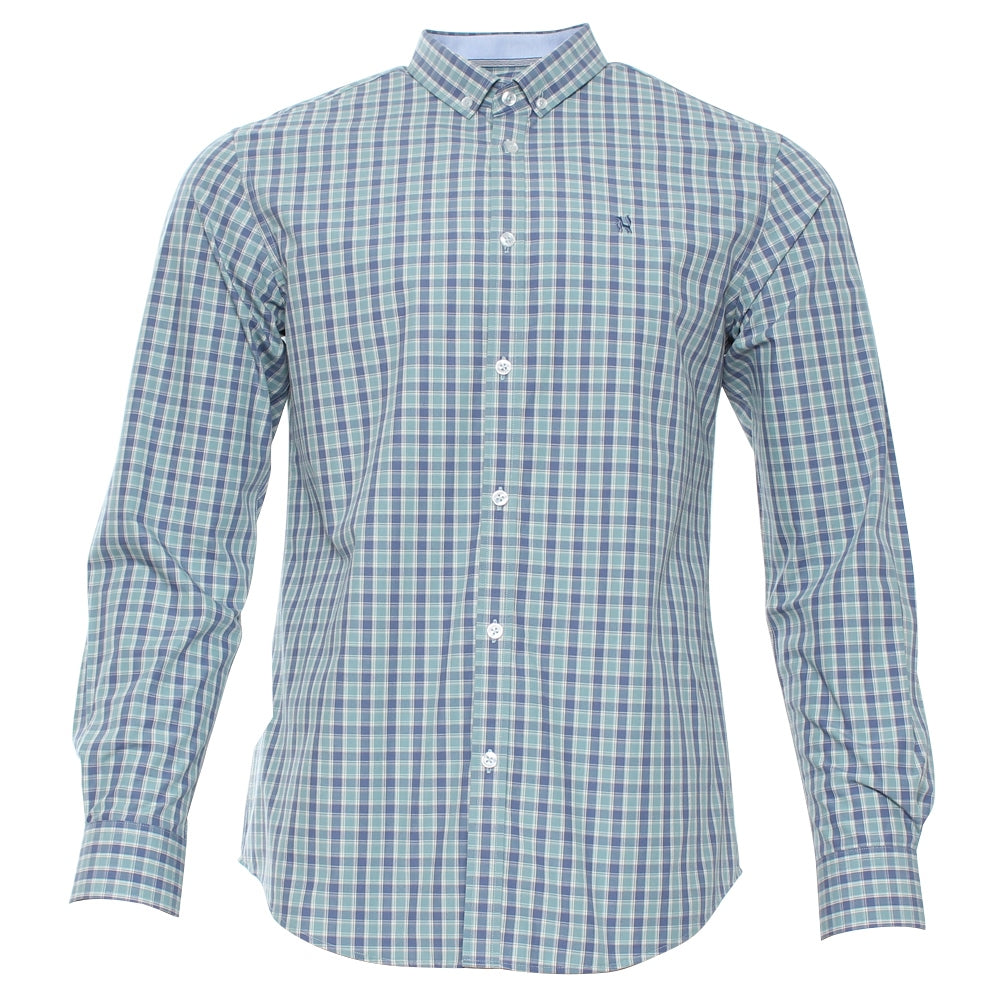 Men's Indulge in the timeless style and unbeatable comfort of the Ted Check Shirt, brought to you by Kenrow Menswear-Front View