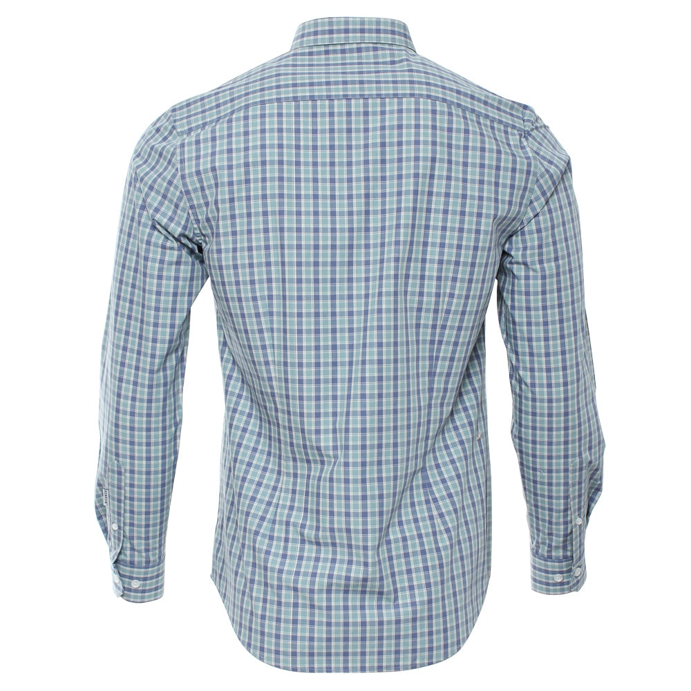 Men's Indulge in the timeless style and unbeatable comfort of the Ted Check Shirt, brought to you by Kenrow Menswear-Back View