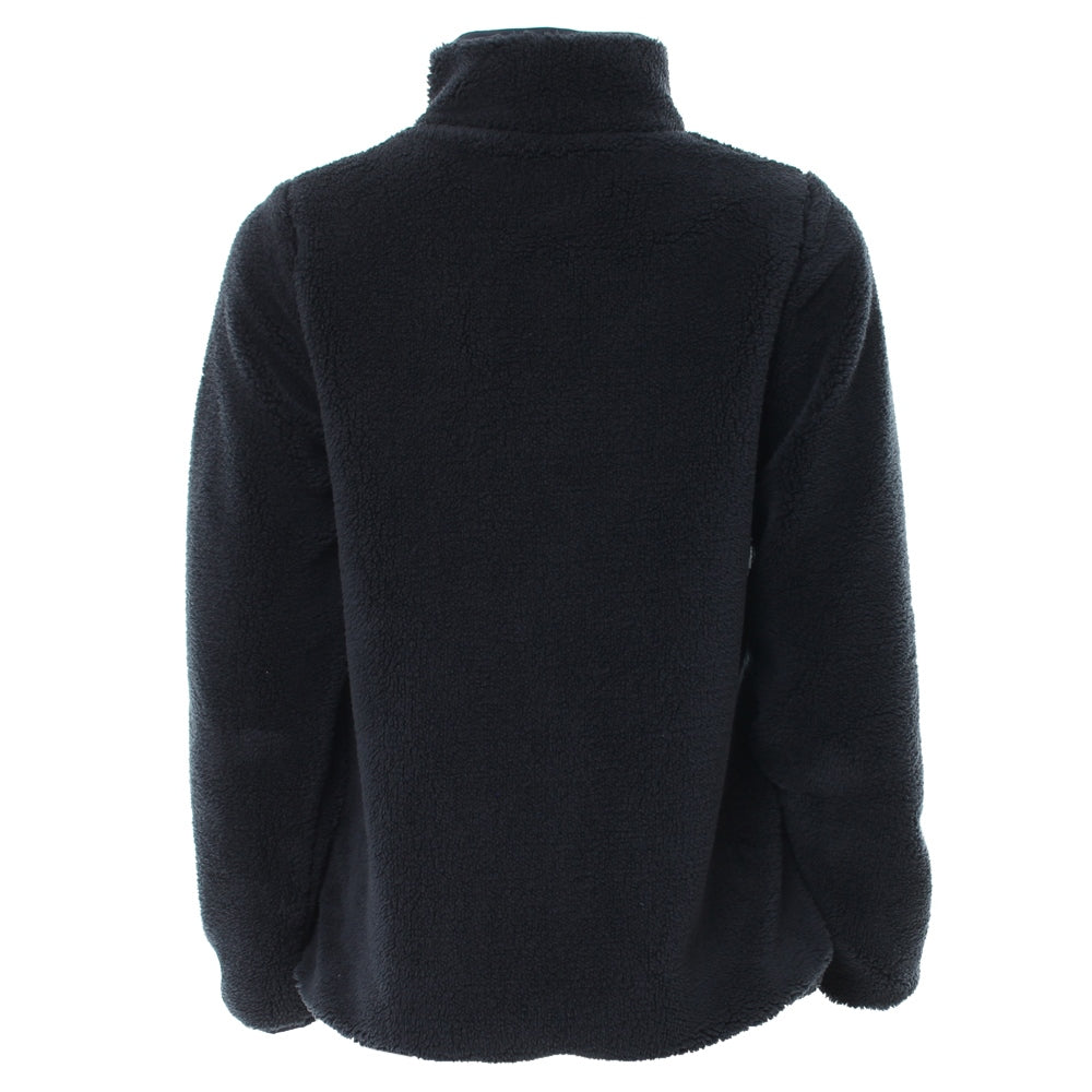 Ladies Relax & Renew Carol Teddy Bomber - Navy-Back View