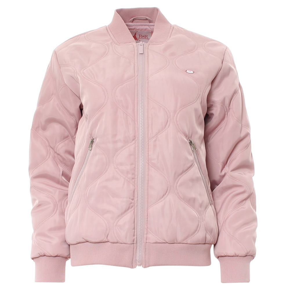 Ladies Dee Bomber Jacket - Candy-Front View