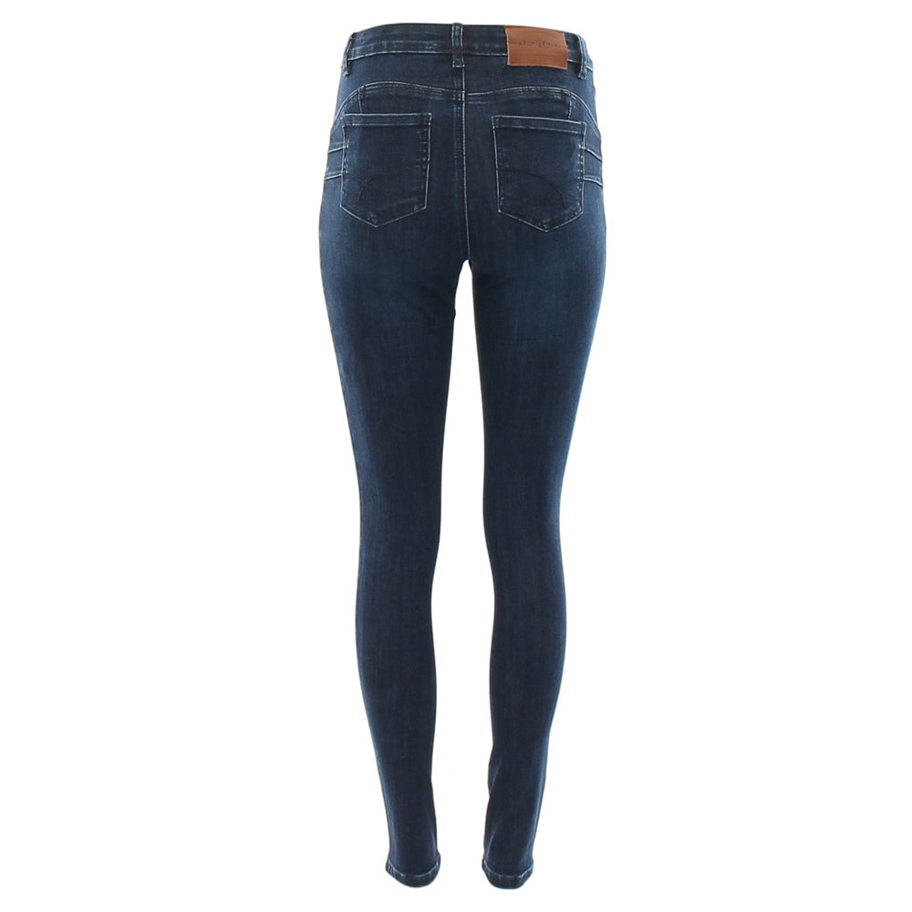 Ladies Blayne Skinny Tummy Tuck Jeans-Model Back View