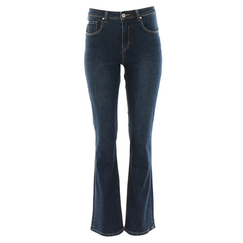 Ladies Maeve Bootcut Jeans-Ghost Front View