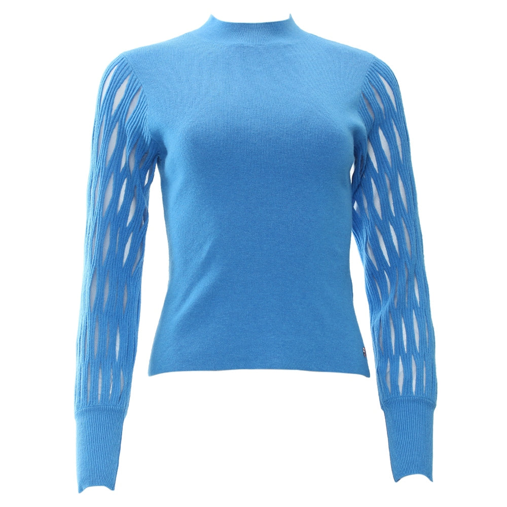 Ladies Nicole Blue Jumper-Ghost Front View