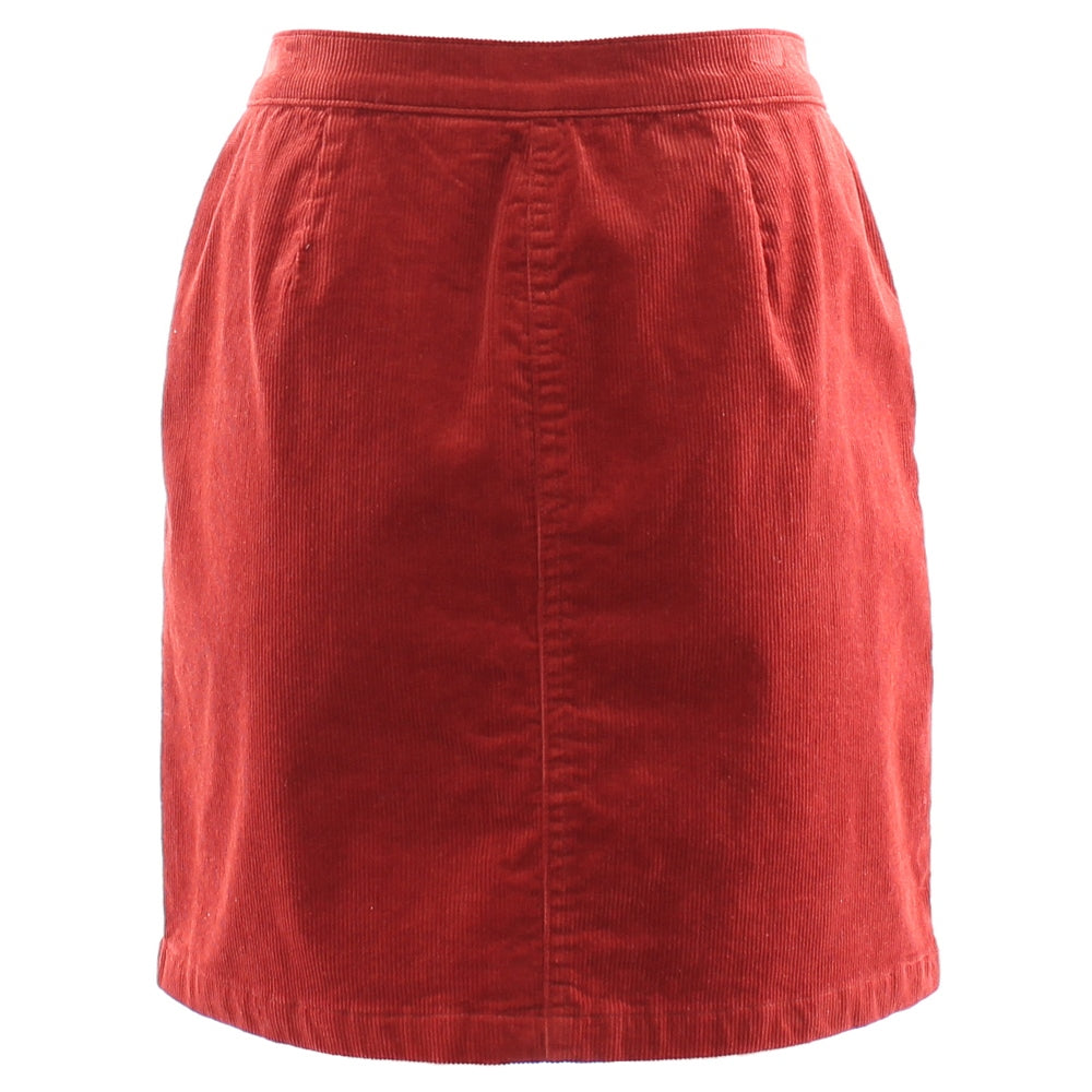 RANT & RAVE LADIES Kelila Rust Skirt RUST side view