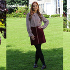 RANT & RAVE LADIES Kelila Wine Skirt Wine model front view