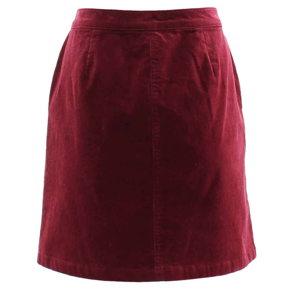 Ladies Kelila Wine Skirt-Back View